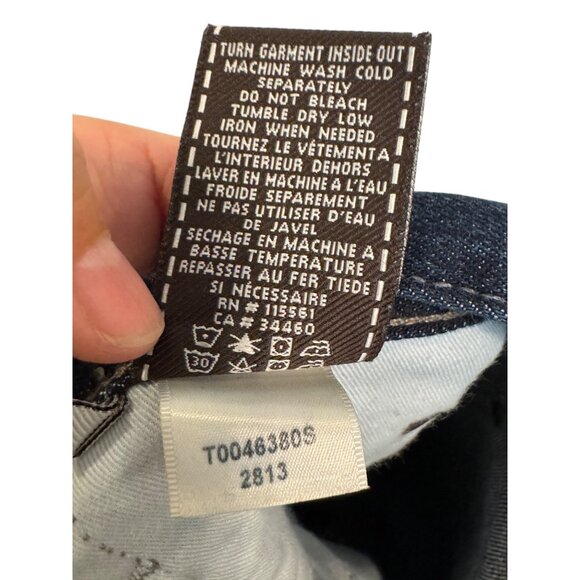 7 For All Mankind Austyn Men’s Jeans 38x28 Relaxed Fit Dark Wash Denim Made USA - Picture 8 of 8